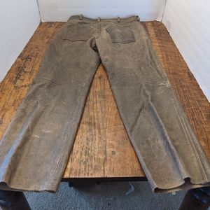 Jamin Leather Riding Pants Mens Size 36 x 31 Motorcycle Gear brown leather